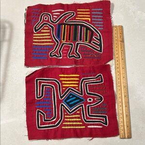 Colorful Hand Stitched Molas